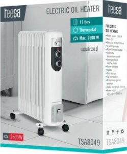 Grzejnik Teesa TSA8049 olejowy 2500 W 2