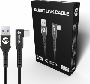 Gogle VR Vortex Virtual Reality Zestaw kabel 10m USB-A + haczyki podwieszające kabel | Oculus Quest 2 1