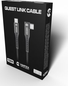 Vortex Virtual Reality Zestaw kabel 10m USB-C + haczyki podwieszające kabel | Oculus Quest 2 2