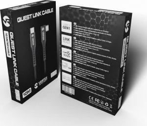Vortex Virtual Reality Zestaw kabel 10m USB-C + haczyki podwieszające kabel | Oculus Quest 2 3