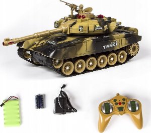 AIG Duży Czołg Zdalnie Sterowany Rc War Tank 9993 34Cm 2