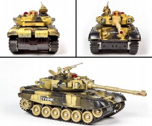AIG Duży Czołg Zdalnie Sterowany Rc War Tank 9993 34Cm 5