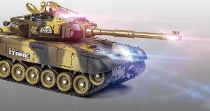 AIG Duży Czołg Zdalnie Sterowany Rc War Tank 9993 34Cm 6
