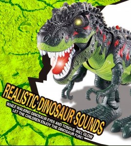 AIG Mega Wielki Dinozaur T-Rex Chodzi Ryczy Świeci 11