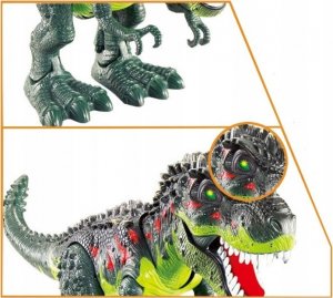 AIG Mega Wielki Dinozaur T-Rex Chodzi Ryczy Świeci 9