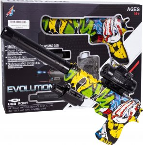 AIG Pistolet Karabin Automat Kulki Żelowe Laser 40 cm 5