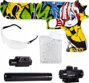 AIG Pistolet Karabin Automat Kulki Żelowe Laser 40 cm 7