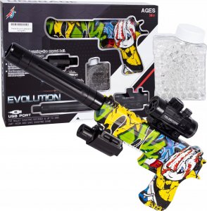 AIG Pistolet Karabin Automat Kulki Żelowe Laser 40 cm 9