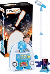 AIG Zestaw Do Karaoke Dla Dzieci Mikrofon Statyw Mp3 1