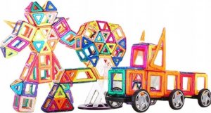 AIG Klocki Magnetyczne Panele Neodymowe 128 El Zestaw 14