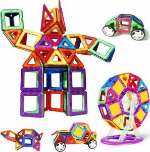 AIG Klocki Magnetyczne Panele Neodymowe 128 El Zestaw 10