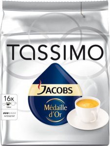 Jacobs Kapsułki do ekspresu JACOBS TASSIMO MEDAILLE 16 szt. 1