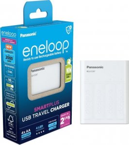 Ładowarka Panasonic Eneloop Smart Plus USB Travel BQ-CC87 (K-KJ87MCD40USB) 1