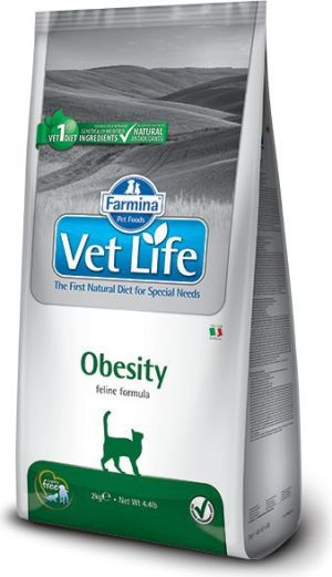 Farmina Pet Foods KOT 2kg VET LIFE OBESITY 1