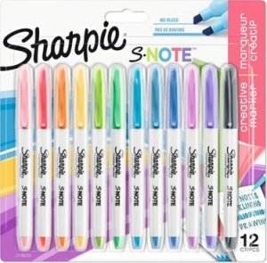 Sharpie 1x12 Sharpie Creatie Marker S-Note 12 colours 1