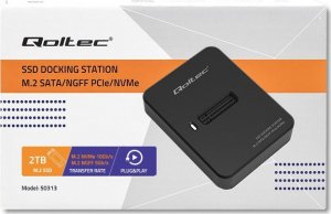 Stacja dokująca Qoltec Stacja dokująca dysków SSD M.2 SATA / PCIe | NGFF / NVMe | USB 3.1 (50313) 5