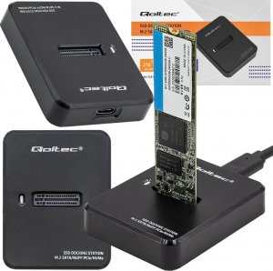 Stacja dokująca Qoltec Stacja dokująca dysków SSD M.2 SATA / PCIe | NGFF / NVMe | USB 3.1 (50313) 7