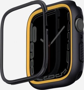Uniq Etui UNIQ Moduo Apple Watch 4/5/6/7/8/SE 44/45mm czarny-musztardowy/midnight-mustard 1