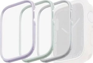 Uniq Ramka UNIQ do etui Moduo Apple Watch 4/5/6/7/8/SE 40/41mm Szałwiowy-Lillak-Biały/Sage-Lilac-White [3 PACK] 1