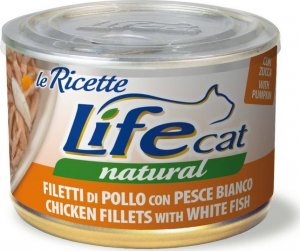 Life Pet Care LIFE CAT pusz.150g CHICKEN + WHITE FISH LA RICETTE /24 1
