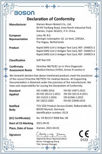 Boson TEST DO SAMOKONTROLI ANTYGENOWY COVID-19 x5 2