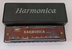 HARMONICA Harmonijka ustna HD-10-1 czarna 1