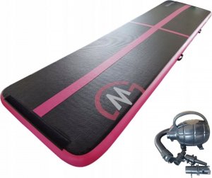 Master AirTrack Dmuchana Mata Gimnastyczna MASTER 500 x 100 x 10 cm Black-Pink 1