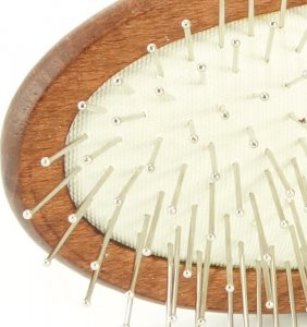 GORGOL Gorgol Steel drewniana szczotka z metalowymi igłami z kulką 10R 3