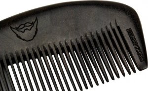 Beardyman Beardyman Barber Comb, grzebień do brody, ciemny, Chacate Preto 2