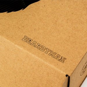 Beardyman Beardyman Barber Comb, grzebień do brody, ciemny, Chacate Preto 3