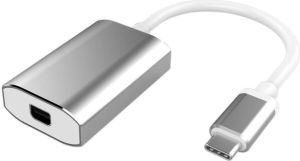 Adapter USB MicroConnect USB-C - DisplayPort Mini Srebrny  (USB3.1CMDPS) 1