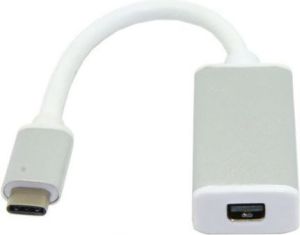 Adapter USB MicroConnect USB-C - DisplayPort Mini Biały  (USB3.1CMDPW) 1