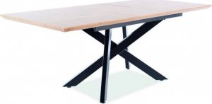 SIGNAL MEBLE Stół rozkładany CAPITOL 160(200)X90 dąb/czarny SIGNAL 1