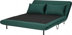 SIGNAL MEBLE Sofa rozkładana ZENIA VELVET zielona funkcja spania Signal 2
