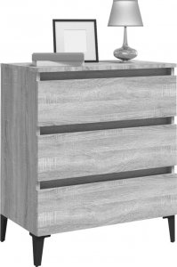 vidaXL KOMODA, SZARY DĄB SONOMA, 60X35X69 4