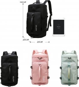 MPMAX BAGAŻ PODRĘCZNY TORBA PLECAK 2W1 SAMOLOTU PODRÓŻNA 4