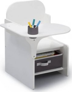 MPMAX TC83760GN-130 BIAŁE Biurko Biały Stolik dzieci Pojemnik Kubek 1