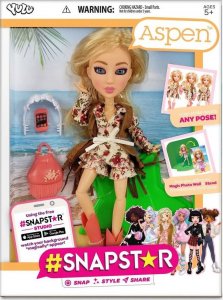 IMC Toys TM TOYS LALKA SNAP STAR Snapstar ASPEN + aplikacja 3