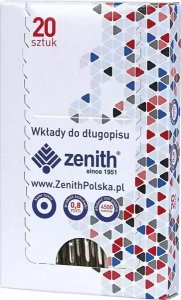 Zenith Wkład do długopisu 4/20 niebieski (20szt) ZENITH 1