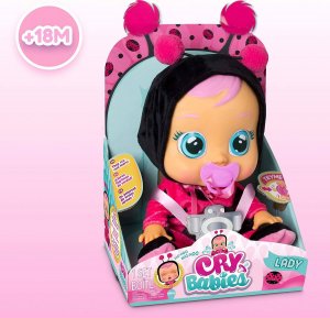 IMC Toys CRY BABIES LALKA PŁACZE BIEDRONKA LADY 2