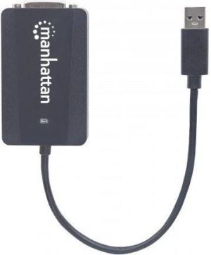 Adapter USB Manhattan USB - DVI Czarny  (152310) 2