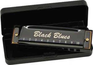 Blues Black Harmonijka ustna diatoniczna Blues Black C CZARNA 1