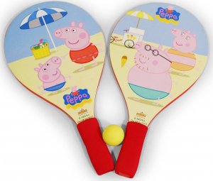 Darpeje PEPPA PIG ŚWINKA 2 PALETKI RAKIETKI DO GRY PIŁKA 1