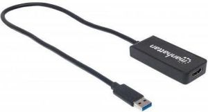 Adapter USB Manhattan USB - HDMI Czarny  (152259) 1