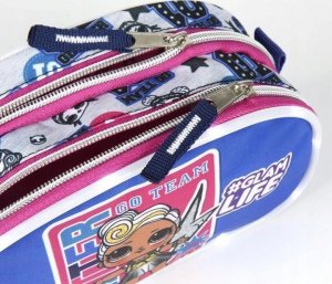 Piórnik Cerda LOL L.O.L PIÓRNIK DWUKOMOROWY KOSMETYCZKA TUBA LED 3