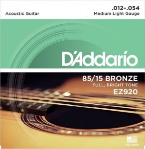 D`ADDARIO Struny do gitary akustyczne EZ920 12-54 1