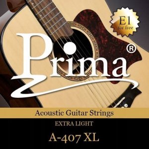 Prima Struny do gitary akustycznej P-407XL 1