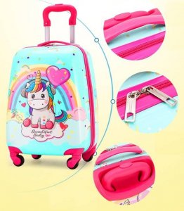 MPMAX Walizka kabinowa dla dzieci Jednorożec 2