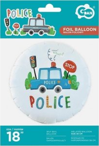 GoDan Balon foliowy Police okrągły 1