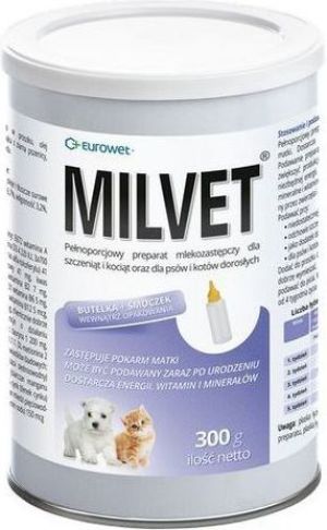 EUROWET MILVET- PREP. MLEKOZASTĘPCZY 300g 2